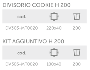 Cookie divisorio