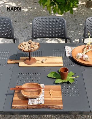 Set - tavolo Libeccio 160 e 6 poltroncine Bora