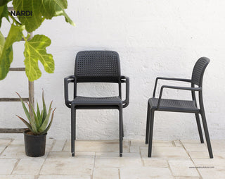 Set - tavolo Libeccio 160 e 6 poltroncine Bora