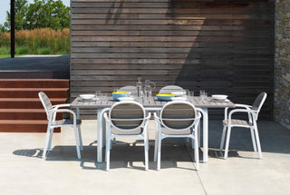 Set - tavolo Alloro 140 e 6 poltroncine Palma